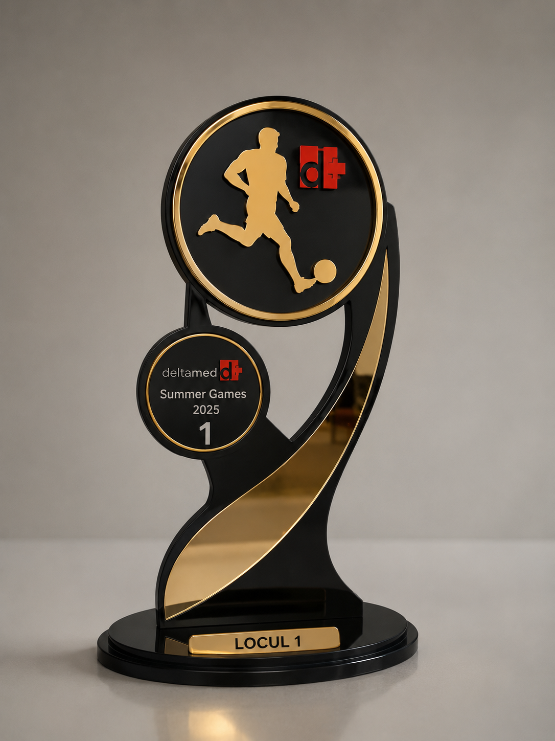 Trofeu sportiv model 1 plexiglass pentru competiții