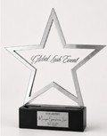 Trofeu star transparent metalex argintiu premium