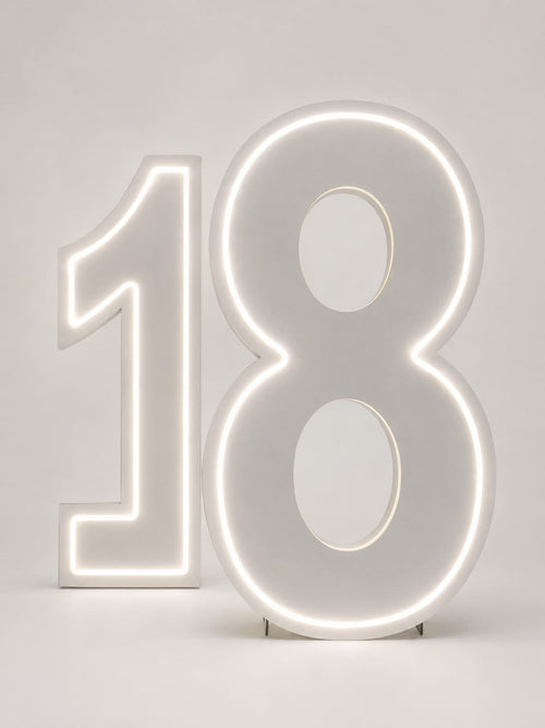 Cifre luminoase LED 80cm numarul 18