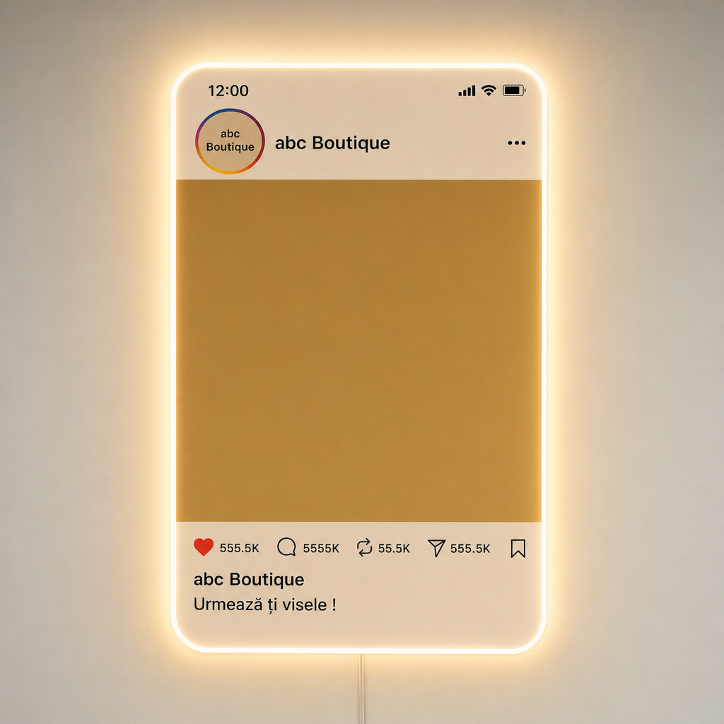 Panou Instagramabil Personalizat