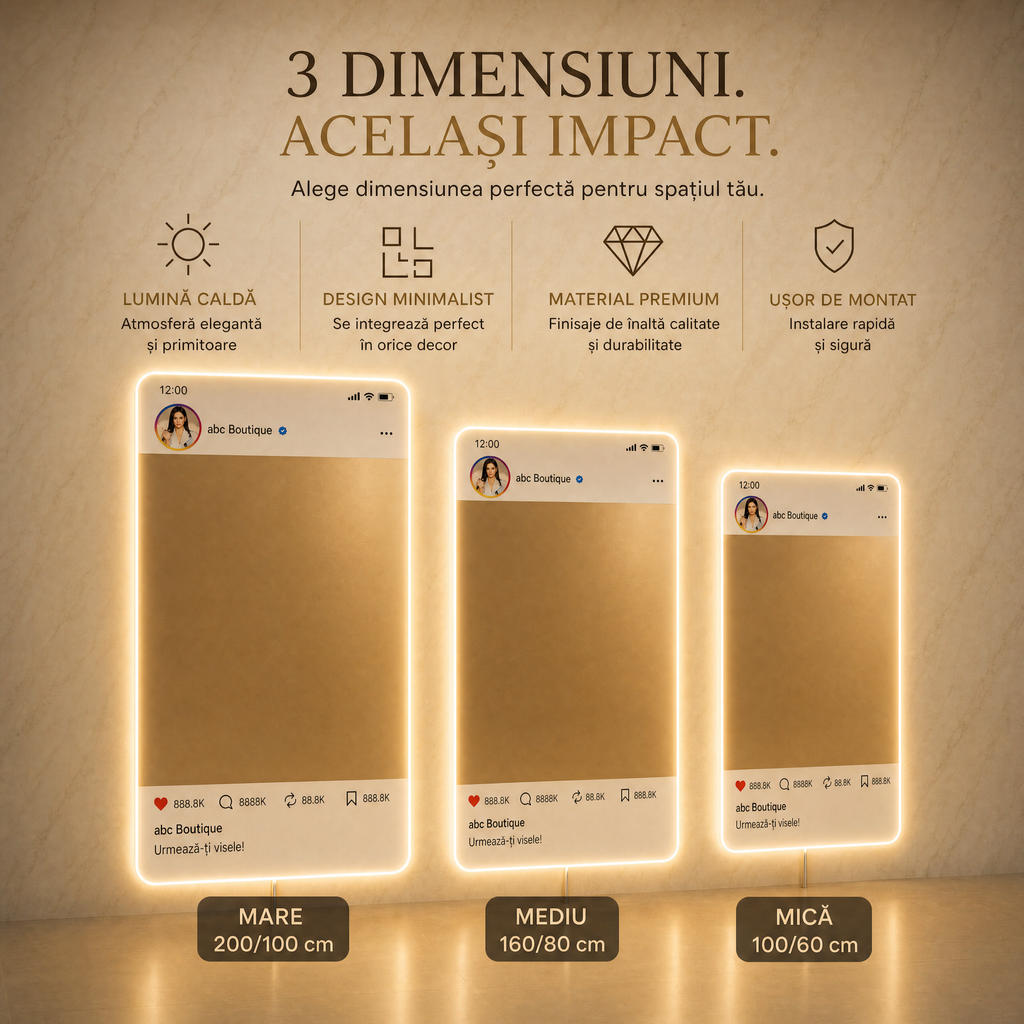 Panou Instagramabil Personalizat